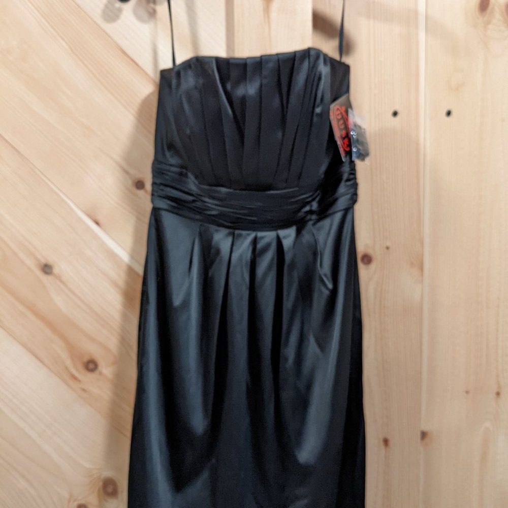 Black Strapless Sheila Yen Dress